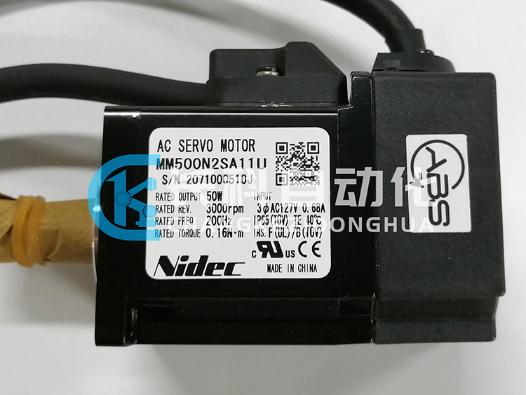 Nidec尼得科50W伺服電機MM500N2SA11U Nidec尼得科50W伺服電機MM500N2SA11U